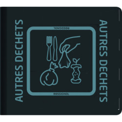 Déchets - gris RAL 7011