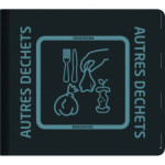 Déchets - gris RAL 7011