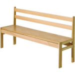 Banc et banquette bois maternelle