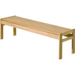 Banc et banquette bois maternelle