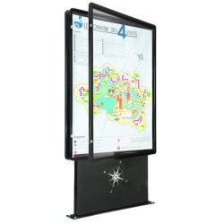 Caisson d'affichage extérieur LOLLIPOP