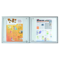 2 portes - cardre alu anodisé